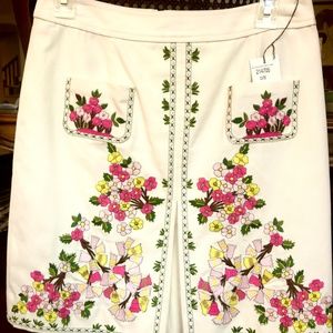 Etcetera  Embroidered  Skirt- New!